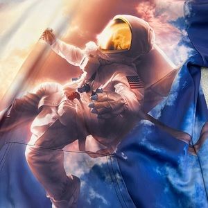 Men’s size M astronaut sweatshirt with hood